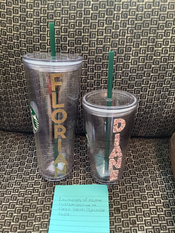 Starbucks Under Sea Venti 24 Oz Iridescent Bubble Straw Etsy