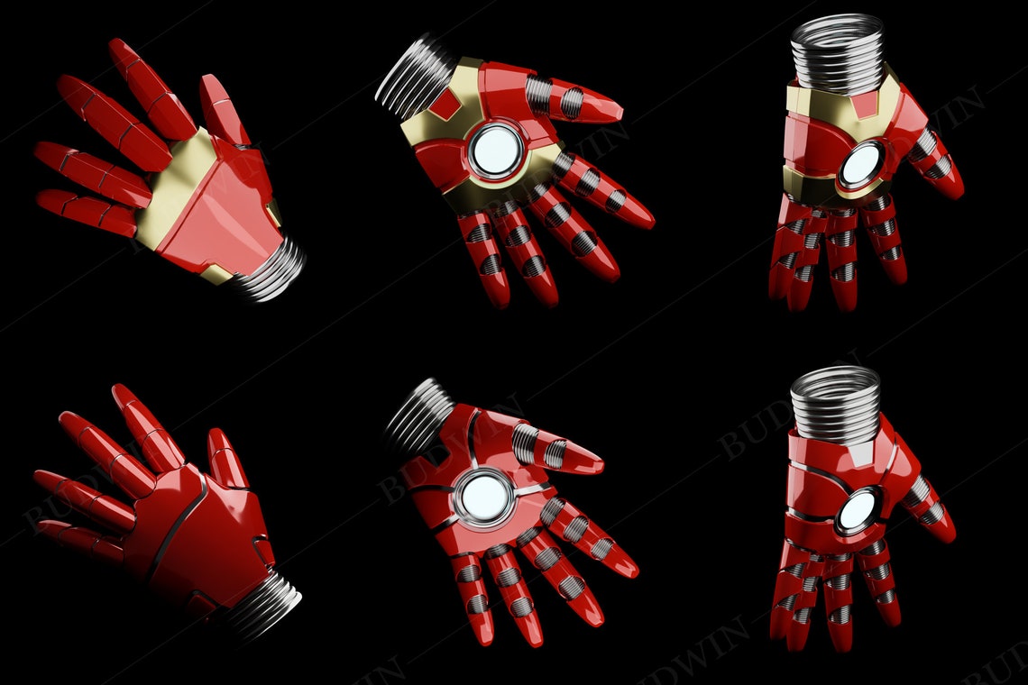 Iron Man Hands STL Template Ironman Cosplay 3D Print STL Etsy Iron Man Hands STL Template Ironman Cosplay 3D Print STL Etsy