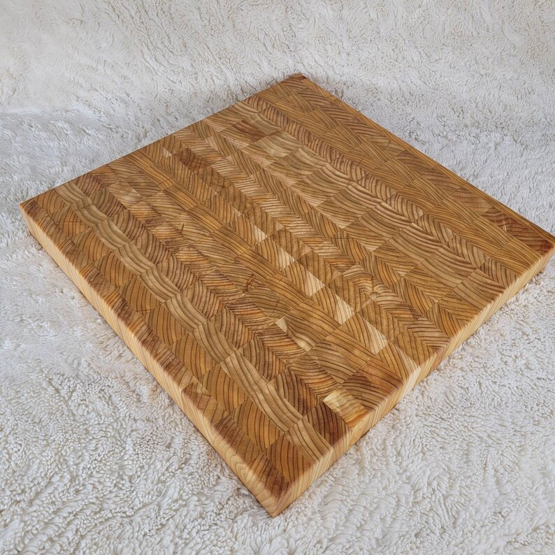 End Grain Larch Cutting / Cheese Boards Butcher Block Etsy