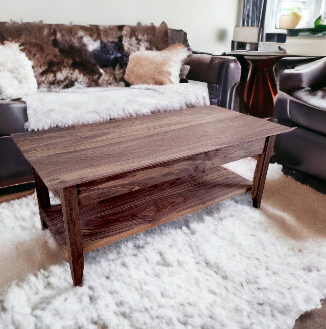 Jayne Collection Solid Walnut / Cherry Coffee Table Etsy