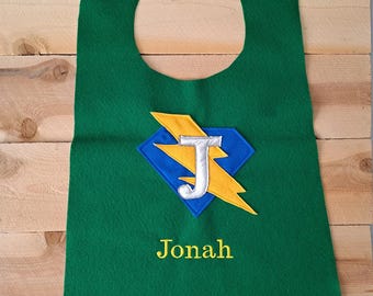 PERSONALIZED SUPERHERO CAPE, Halloween Cape, Kids Cape, red cape, blue cape, hero cape, embroidered cape, costume cape, hero cape, girl cape