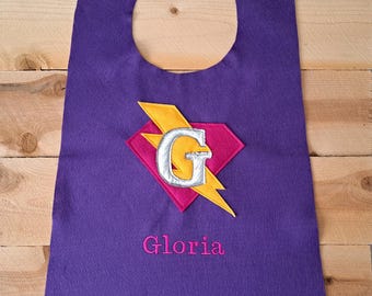 PERSONALIZED SUPERHERO CAPE, Halloween Cape, Kids Cape, red cape, blue cape, hero cape, embroidered cape, costume cape, hero cape, girl cape