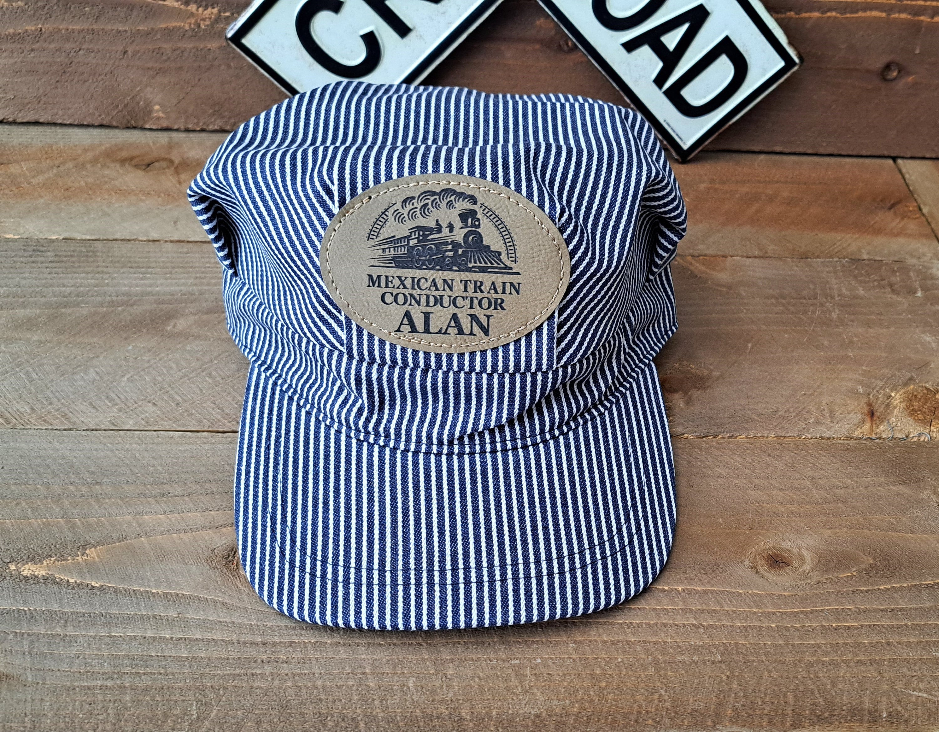 Personalized Train Hat Set