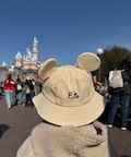 PERSONALIZED LICENSED Mouse ears Toddler Bucket Hat with Chinstrap; children's bucket hat; kids bucket sun hat; monogram bucket hat