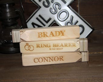 PERSONALIZED Laser Engraved Authentic Maple Wood Train Whistle; train accessories; custom wood whistle; train costume; Train party favor