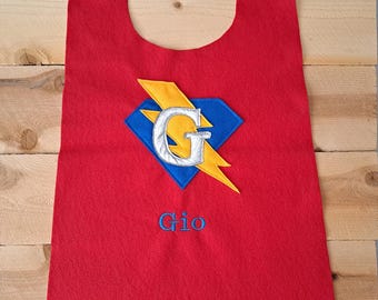 PERSONALIZED SUPERHERO CAPE, Halloween Cape, Kids Cape, red cape, blue cape, hero cape, embroidered cape, costume cape, hero cape, girl cape