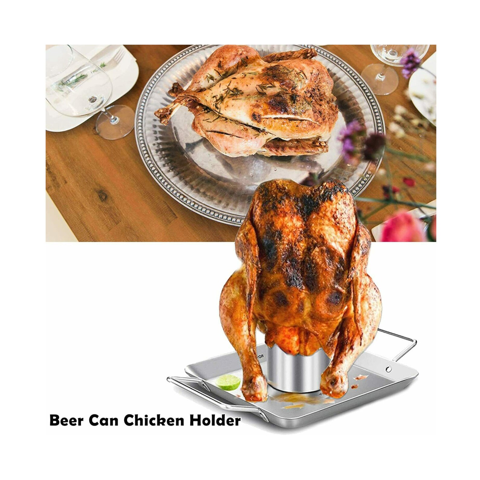 Chicken Roaster Rack Beer Can Chicken Holder Barbecue BBQ Etsy