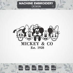 Mouse embroidery designs, Mouse friend embroidery file, cute mouse machine digital embroidery designs, instant download mouse embroidery