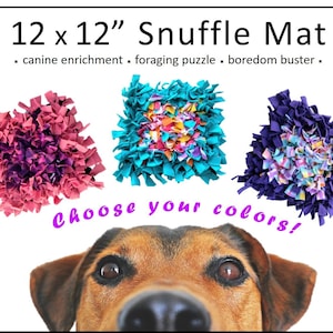 &quot;Heavyduty 12&quot;Schnüffeldecke für Hundetraining und Anreicherung, Fleece-Puzzle für Haustierbesitzer, Canine Noseworks Leckerlispendermatte
