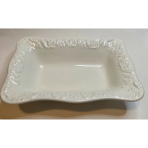 White serving platter cheap
