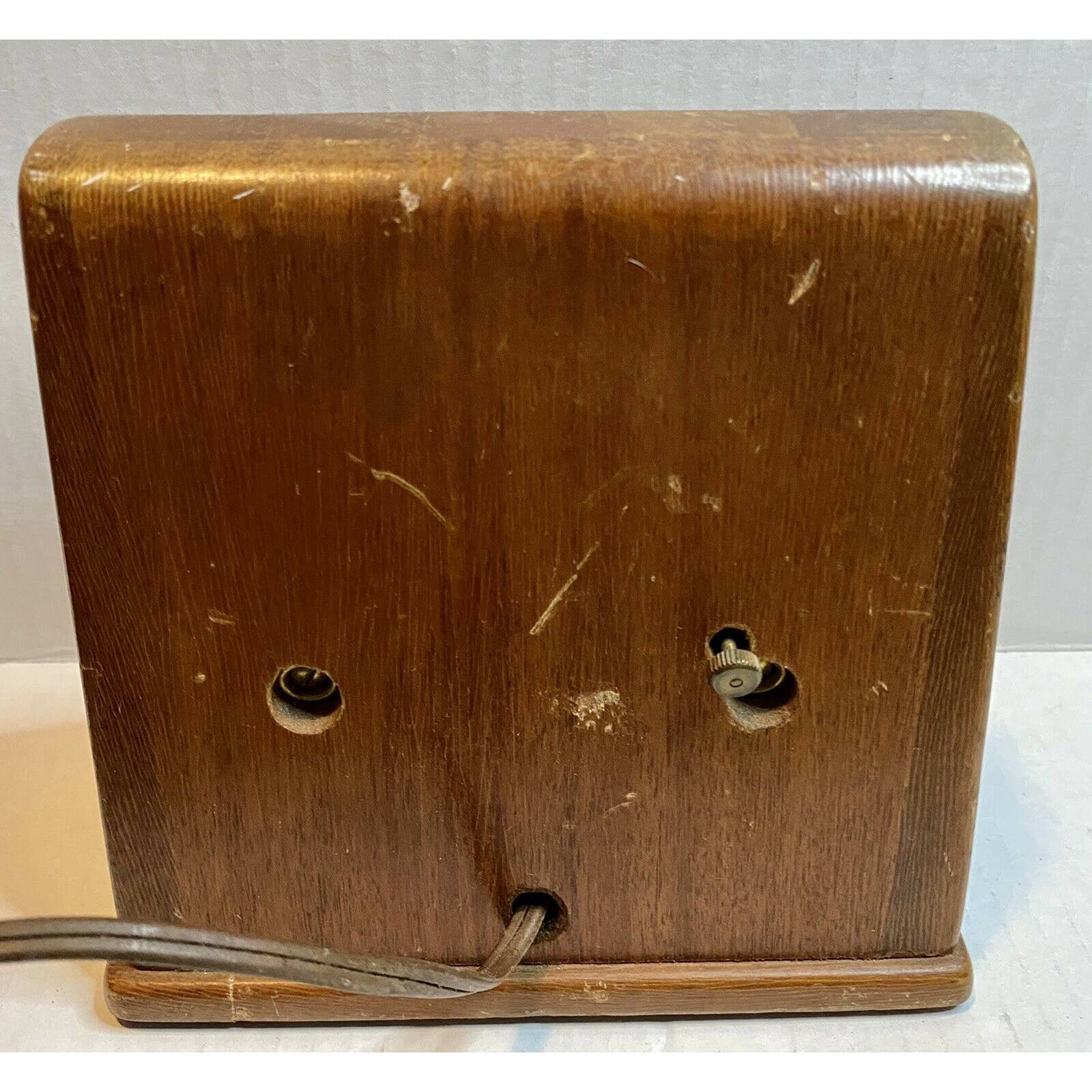 Vintage 1940s Telechron Electric Clock Model 3H151 Wood Desk Etsy