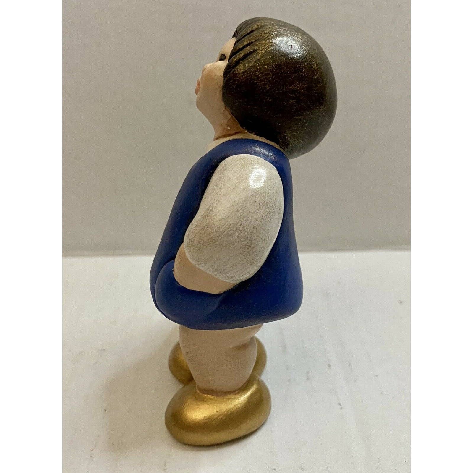 Vintage Thun Bolzano Bozen Italy Pottery Hand Painted Girl Lady
