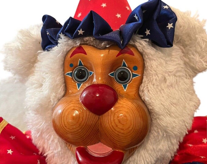 Robert Raikes Original Circus Collection Bailey Clown Bear Plush Signed