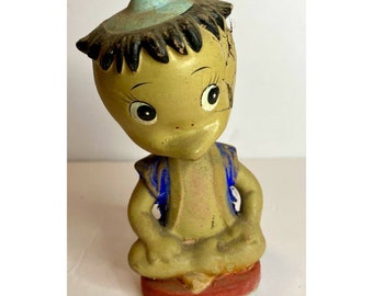 Vintage Kappa Bobble Head Nodder Japanese Folklore Doll Water Spirit Creature