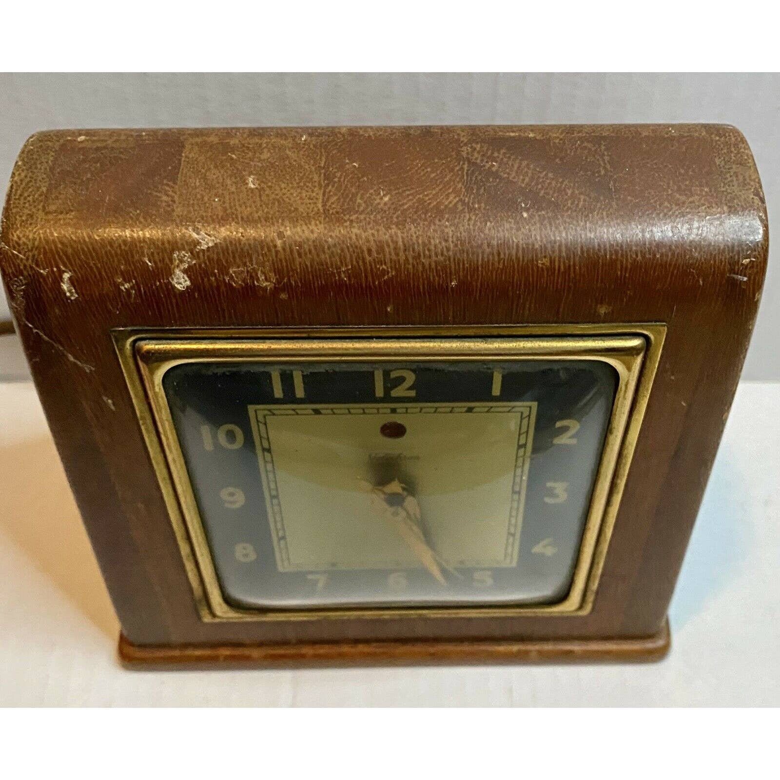 Vintage 1940s Telechron Electric Clock Model 3H151 Wood Desk Etsy