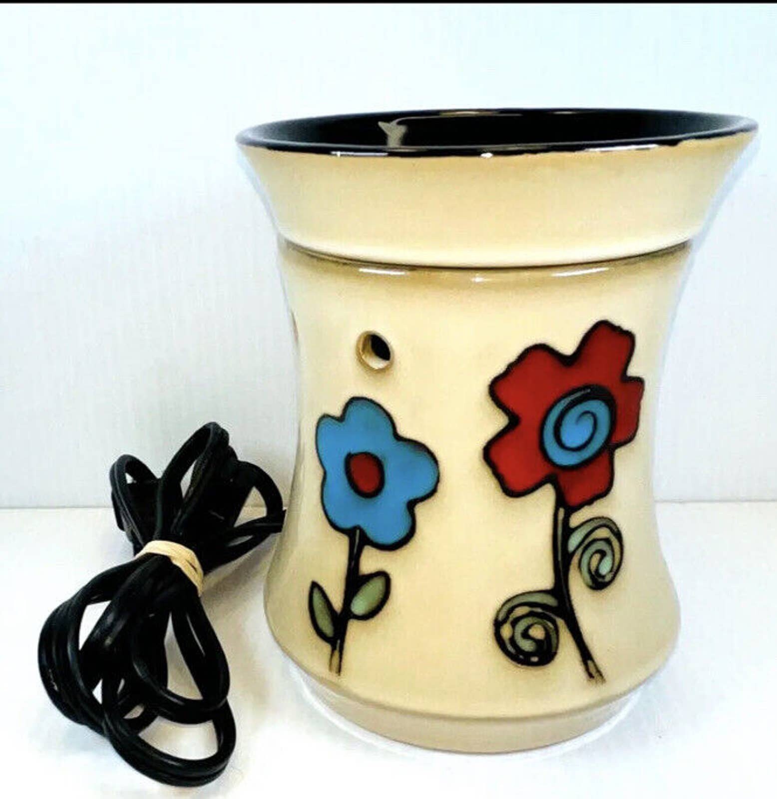 Scentsy ASHBURY Full Size Wax Warmer Retired Boho Floral Etsy