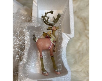 Dept 56 Krinkles Patience Dash Away Collection Cupid Reindeer Figure 2008 Flaw