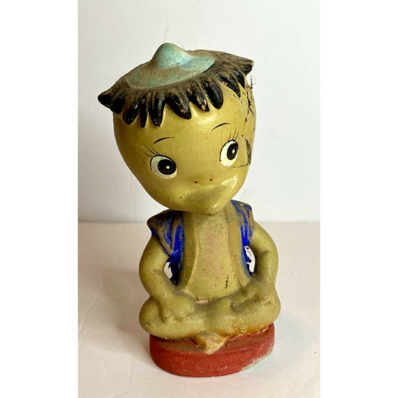 Vintage Kappa Bobble Head Nodder Japanese Folklore Doll Water