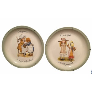 LOT of 2 American Greetings HOLLY HOBBIE Collector Edition 10.5” Plates Friend