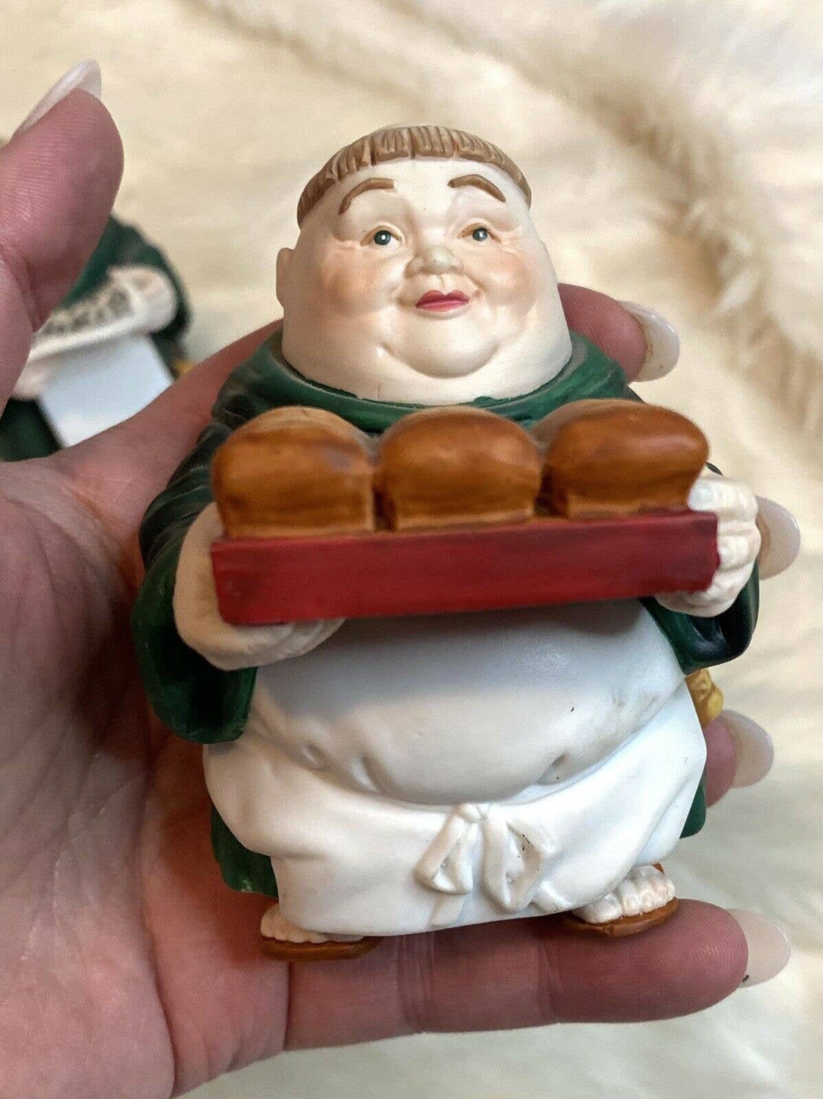 Department 56 Merry Maker Friar Monk Bread Sledding Music Collectible ...