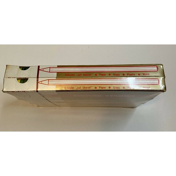 Vintage Schwan Stabilo Yellow Pencils 8044 - 6 Boxes of 12 NOS 72