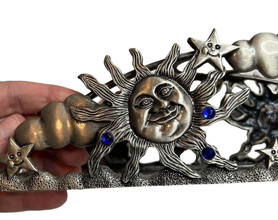 Spoontiques Pewter Metal Arch Candle Holder Votive Sun Moon