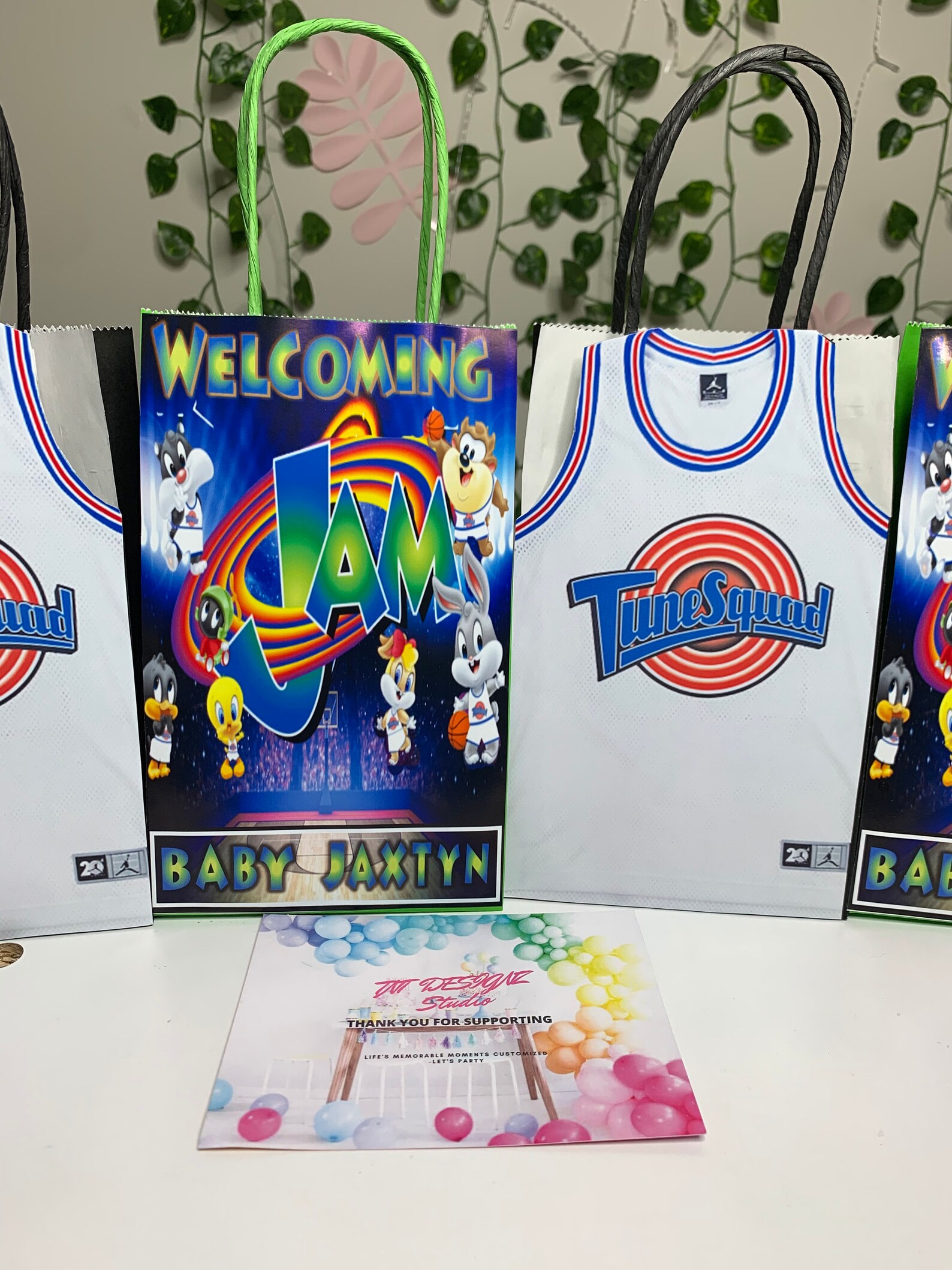 Baby Jam Party Bags Baby Space Jam Favor Space Jam Etsy