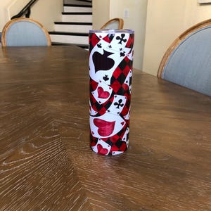 Queen of Hearts Deck of Cards 20oz Tumbler