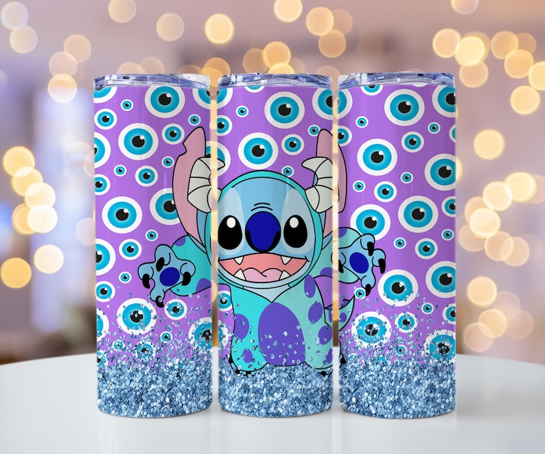 Stitch Sully 20oz Tumbler: Monster Inspired Stainless Steel drinkware image 1