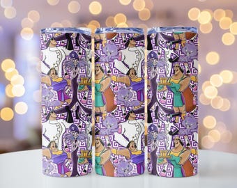 Vaso Emperor's Groove: Kronk, Yzma y Villain Cat - Acero inoxidable de 20 oz