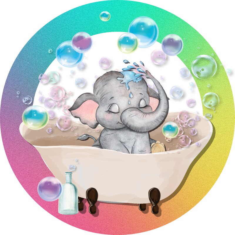 Elephant Bubbles Etsy
