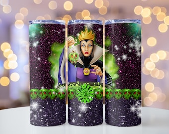 Evil Queen 20oz Tumbler: Personalized Villain drinkware