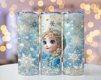 Elsa 20oz tumbler, Frozen iced coffee cup