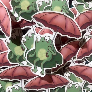 Froggy Sticker | Matte Paper | Laptop Decal Stationary | Planner Sticker |  Bullet Journal Sticker | Kawaii Gift