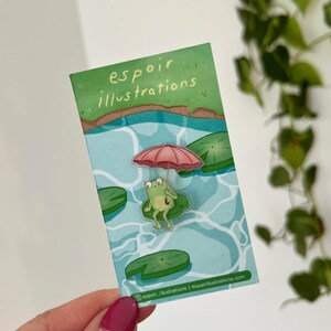Frog Acrylic Pin