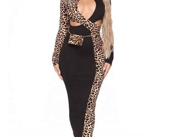 Sexy Leopard Dress - Etsy
