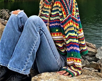 colorful sweater