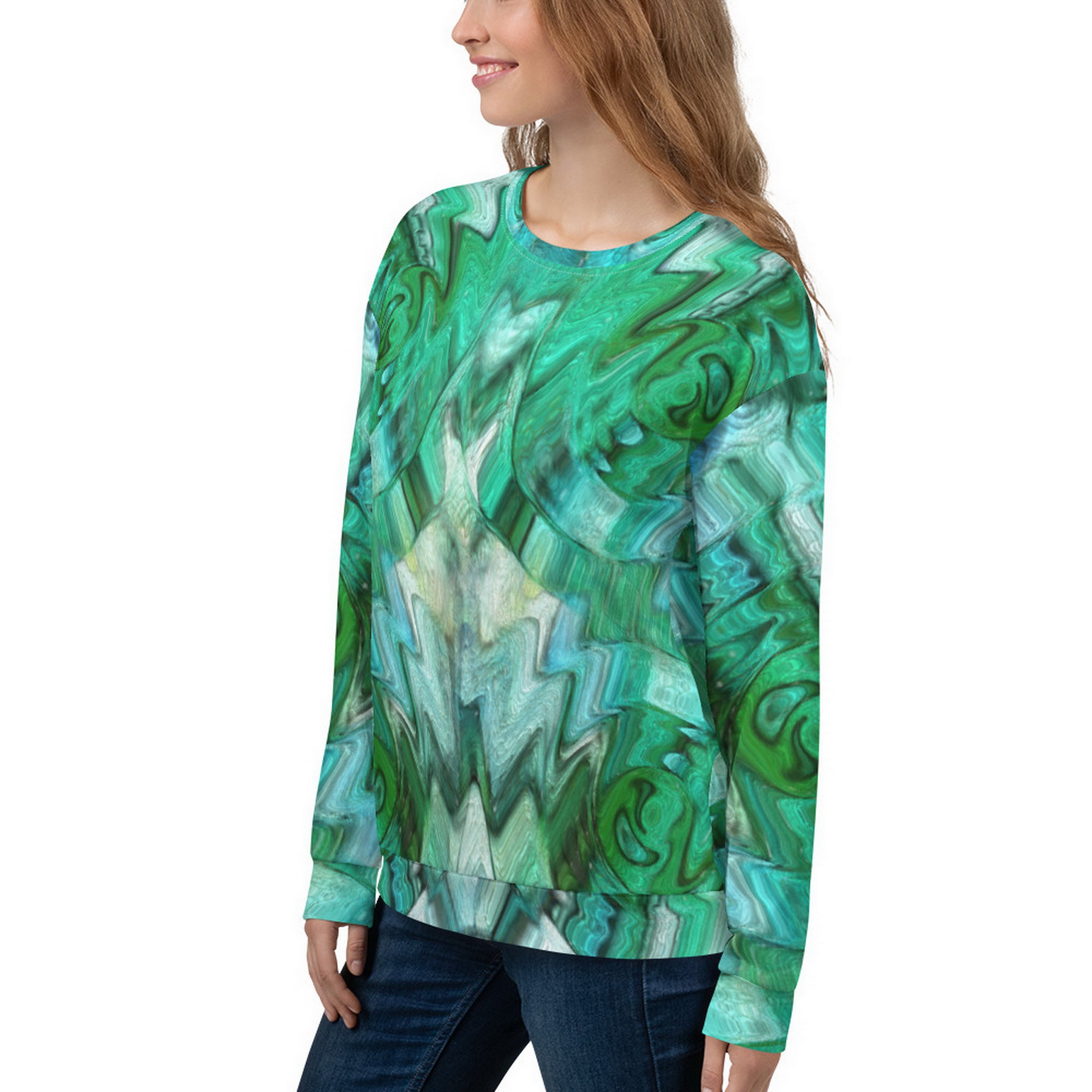 106 Pastel Sweatshirt Tie Dye all over print unisex sweatshirt Etsy