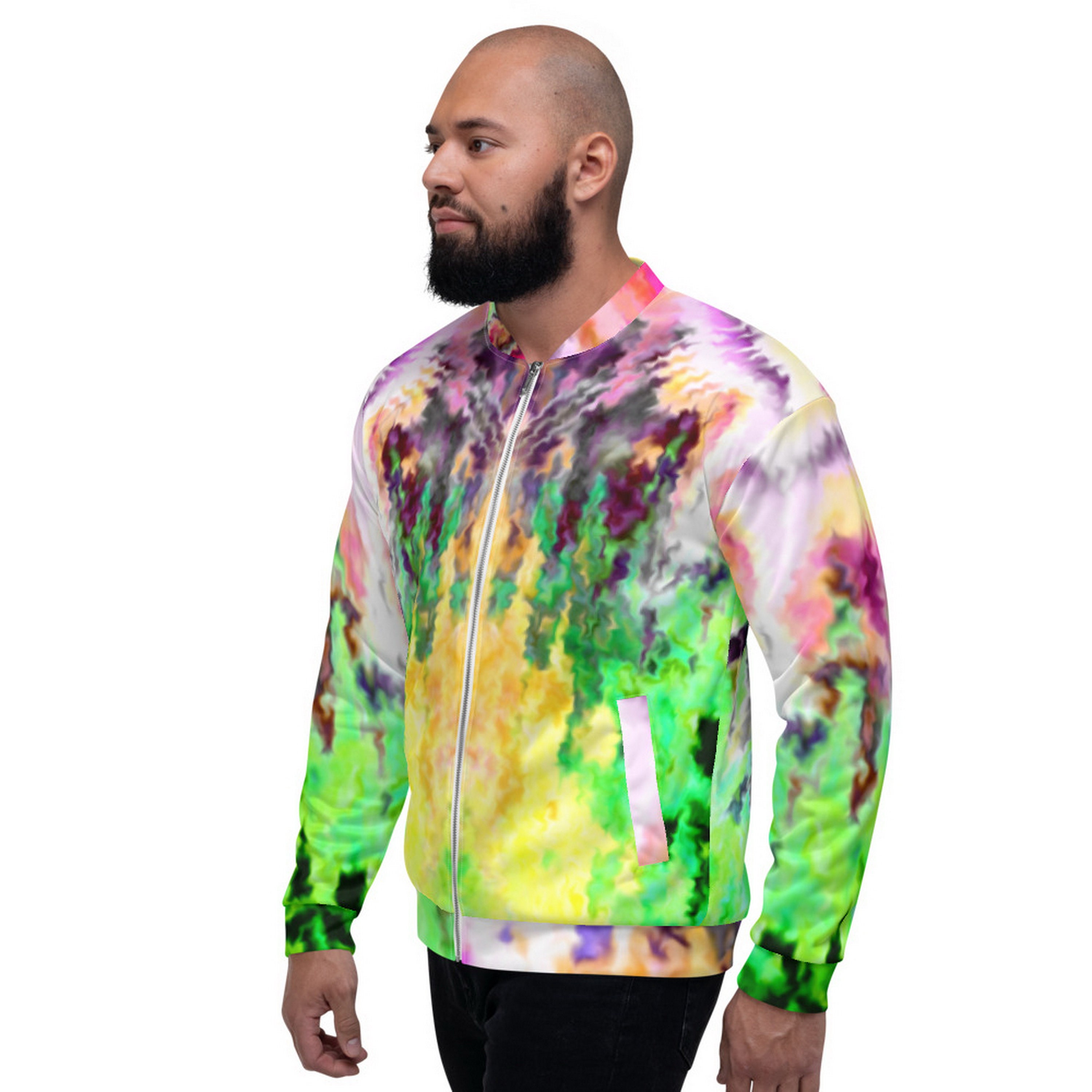 104 Pastel Bomber Jacket Tie Dye Costume Design Etsy