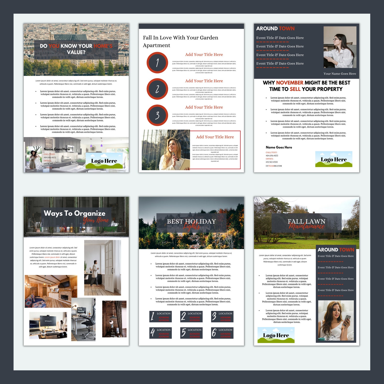 Real Estate Email Newsletter Template for Mailchimp Email Etsy