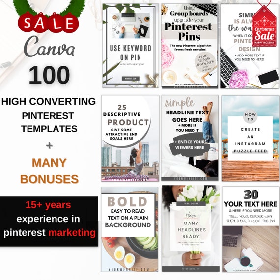 Pinterest Templates, Pinterest Templates for Canva, Pinterest Graphic  Template, Pinterest Management, Marketing Small Business,pinterest Pin 