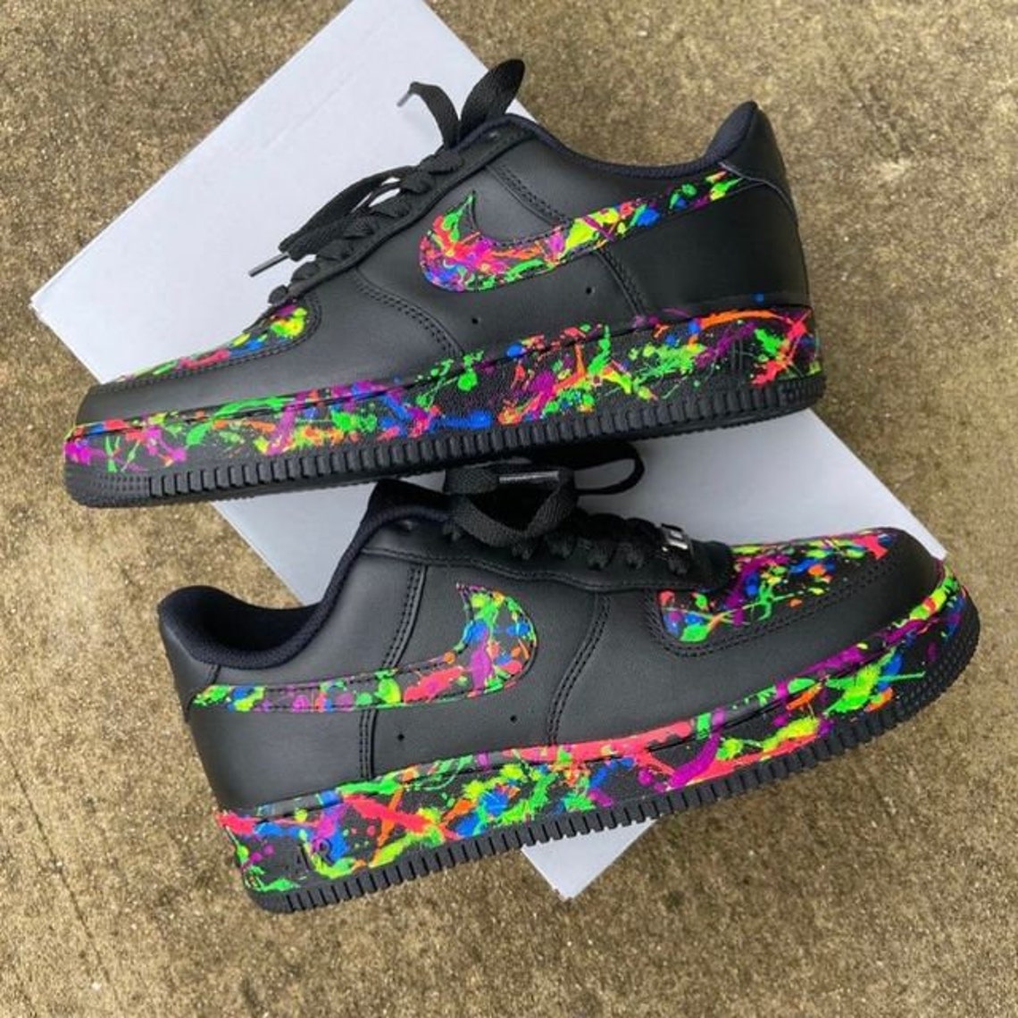 Splatter paint Air Force 1 | Etsy