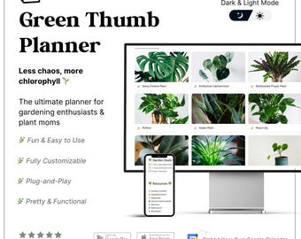 Notion Plant Journal & Plant Care Tracker, Digital Gardening Planner for Indoor and Outdoor Plants | 2026 Edition | 100s of Features
