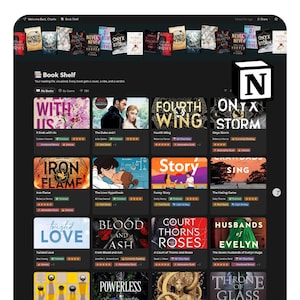 8-in-1 Media Hub | Book Tracker | TV Show & Movies | Podcasts, YouTube Channels, Music, Anime, Manga, Video Games | Notion Dashboard