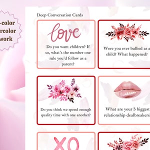120 Date Night Conversation Cards Romantic Conversation Starters ...