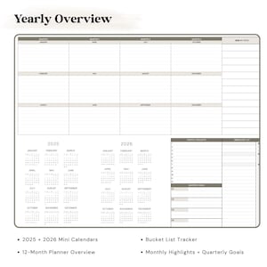 2026 Life Dashboard | 10 Google Sheets Tab | Track Health, Work, Mood, Meals, Exercise, and More | Champagne Edition