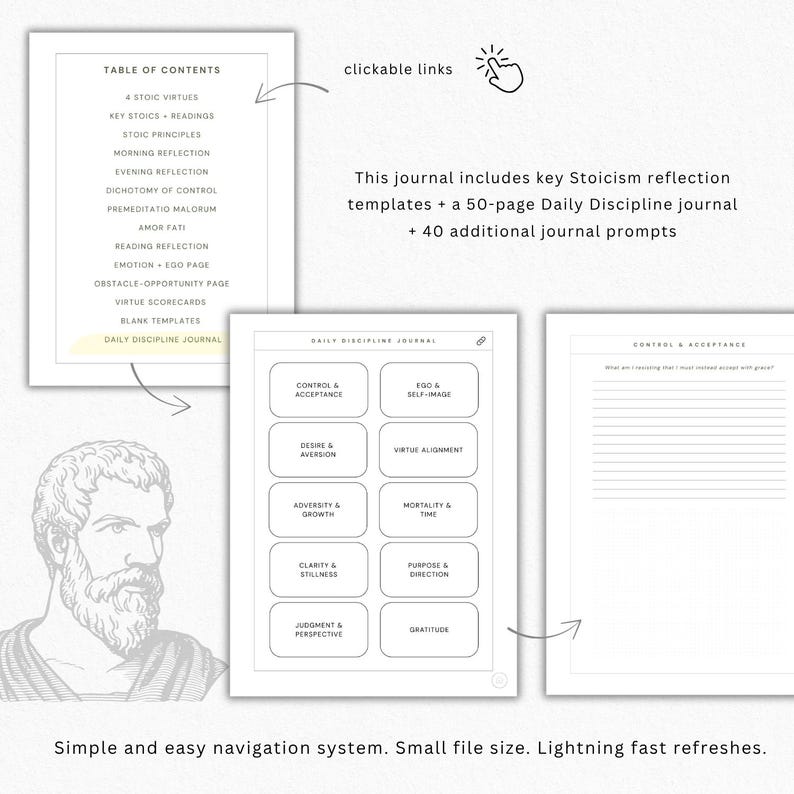 Supernote for Stoics | CBT Journal, Shadow Work, Deep Reflections | 137 Pgs | for Supernote ...