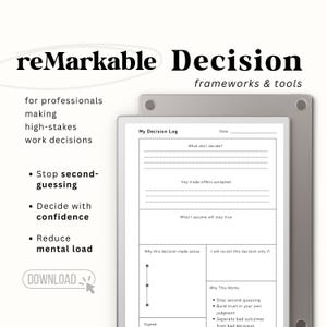 20 wyjątkowych szablonów biznesowych | 2026 reMarkable 1, 2, Paper Pro Profesjonalne narzędzia do podejmowania decyzji
