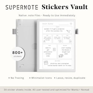 Supernote Nomad - Etsy
