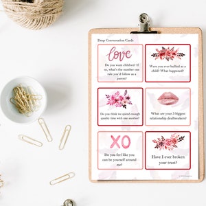 120 Date Night Conversation Cards Romantic Conversation Starters ...